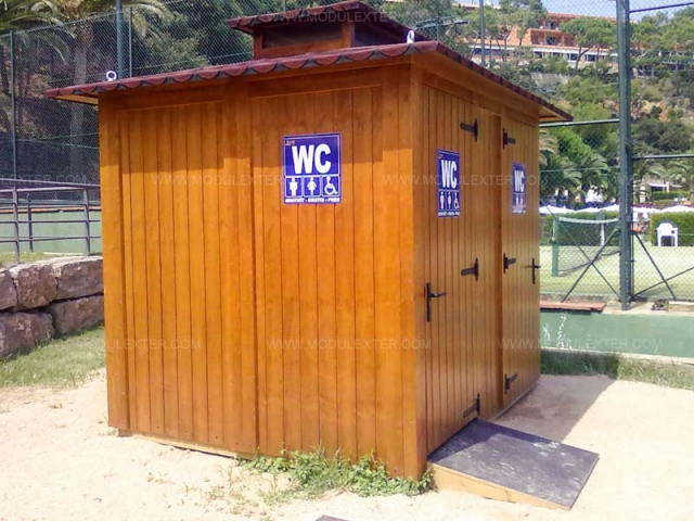 Aseo de madera Reno Lloret de mar