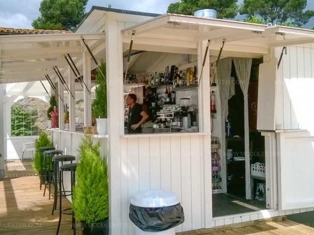 Chiringuito de madera Cancún  Calonge