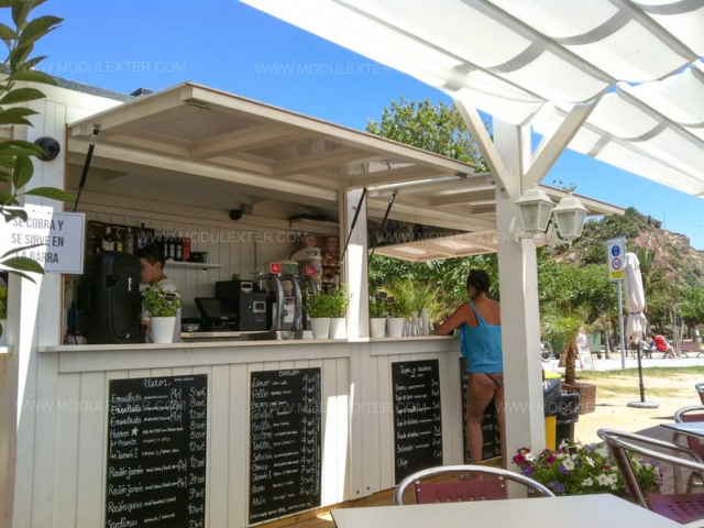 Chiringuito de madera Cancún Montgat