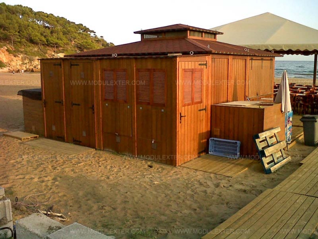 Chiringuito de madera Cancún Vista 2 La Mora Tarragona