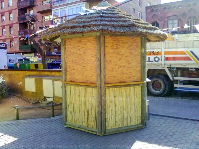 Chiringuito de madera Caribe Vista 1 Cervelló