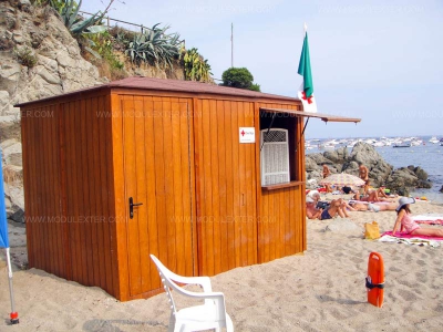 Chiringuito de madera Desmontable Vista 1 Palafrugell