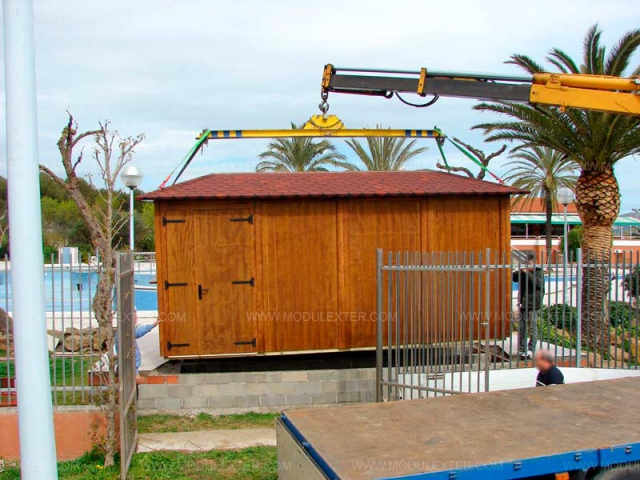 Chiringuito de madera Ibiza Gerona