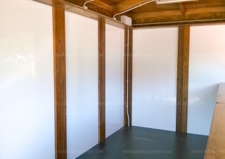 Chiringuito de madera Ibiza Marineland vista interior 2