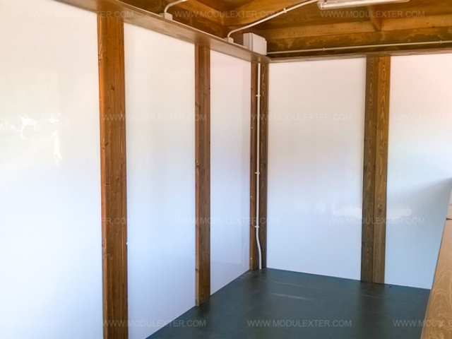 Chiringuito de madera Ibiza Marineland vista interior 2