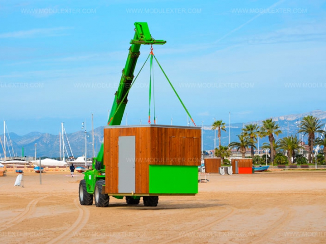 Chiringuito de madera Urbano Salou vista 10