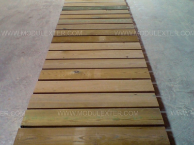 Pasarela de madera enrollable Vista 2