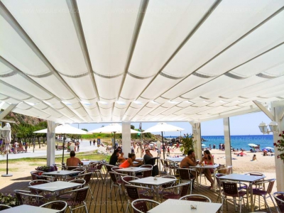 Pérgola de madera Montgat vista 2