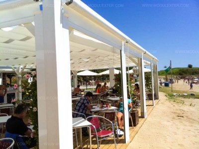 Pérgola de madera Montgat vista 3