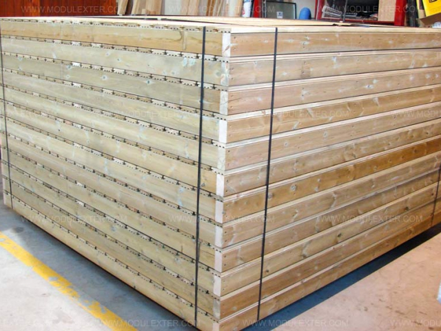 Tarima de madera antideslizante Vista 1