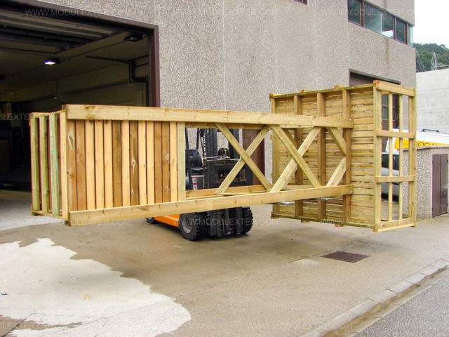 Torre de vigilancia de madera Vista 1