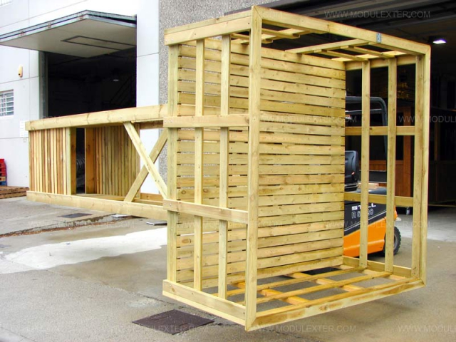 Torre de vigilancia de madera Vista 2