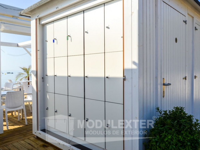 Taquillas de madera Palamós