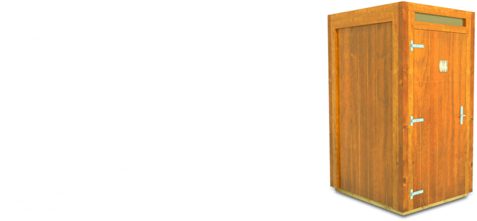 Aseos de madera de la Línea Modular de Modulexter